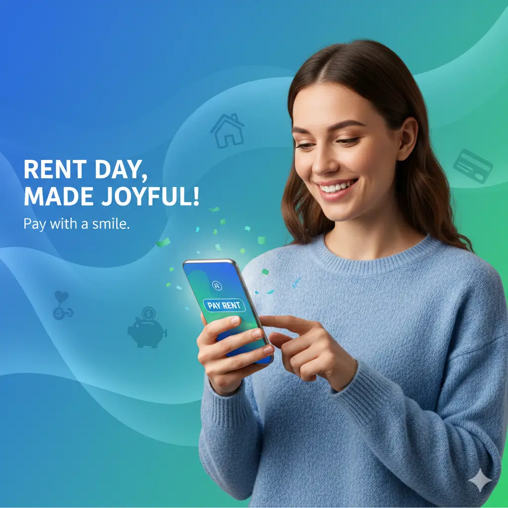 Person using mobile app